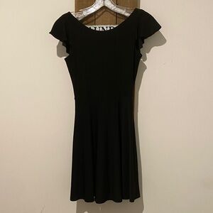 Un Deux Trois Classic Black Mini Dress